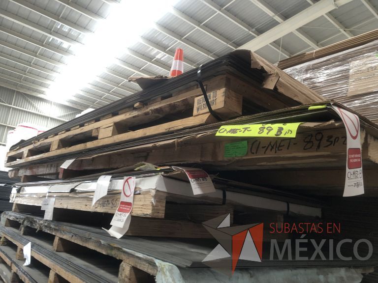 Lote 002 - 789 piezas de diferentes materiales (Lamina de acero, Tubo redondo, Soleras, etc...) - Imagen 184