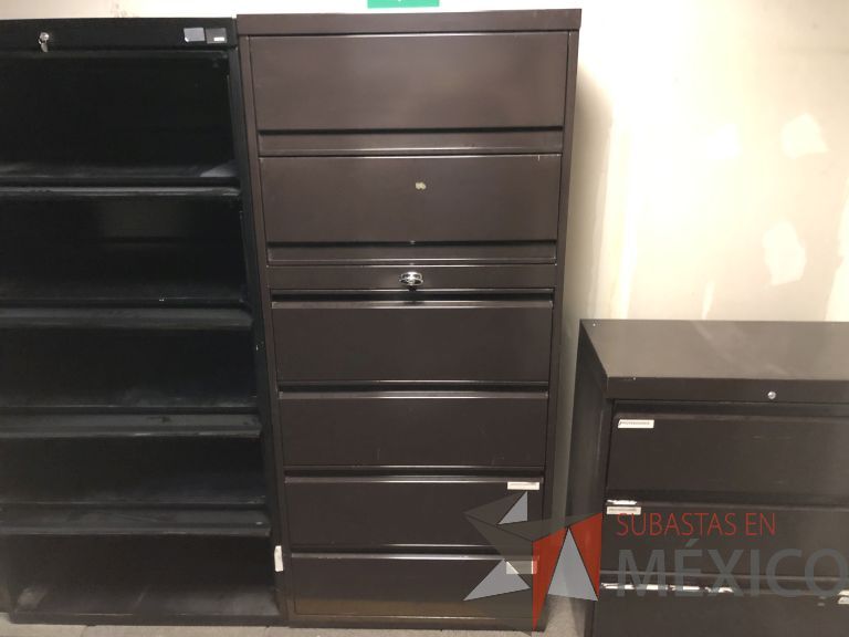 Lote 025 - Archivero horizontal metálico con 4 cajones y 2 gavetas - Imagen 3