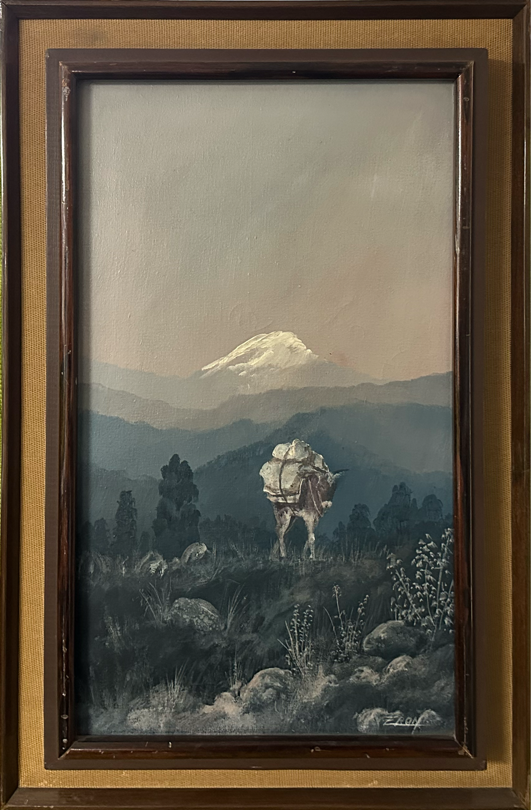 Lote 042 - Cuadro decorativo 30 x 50 cm