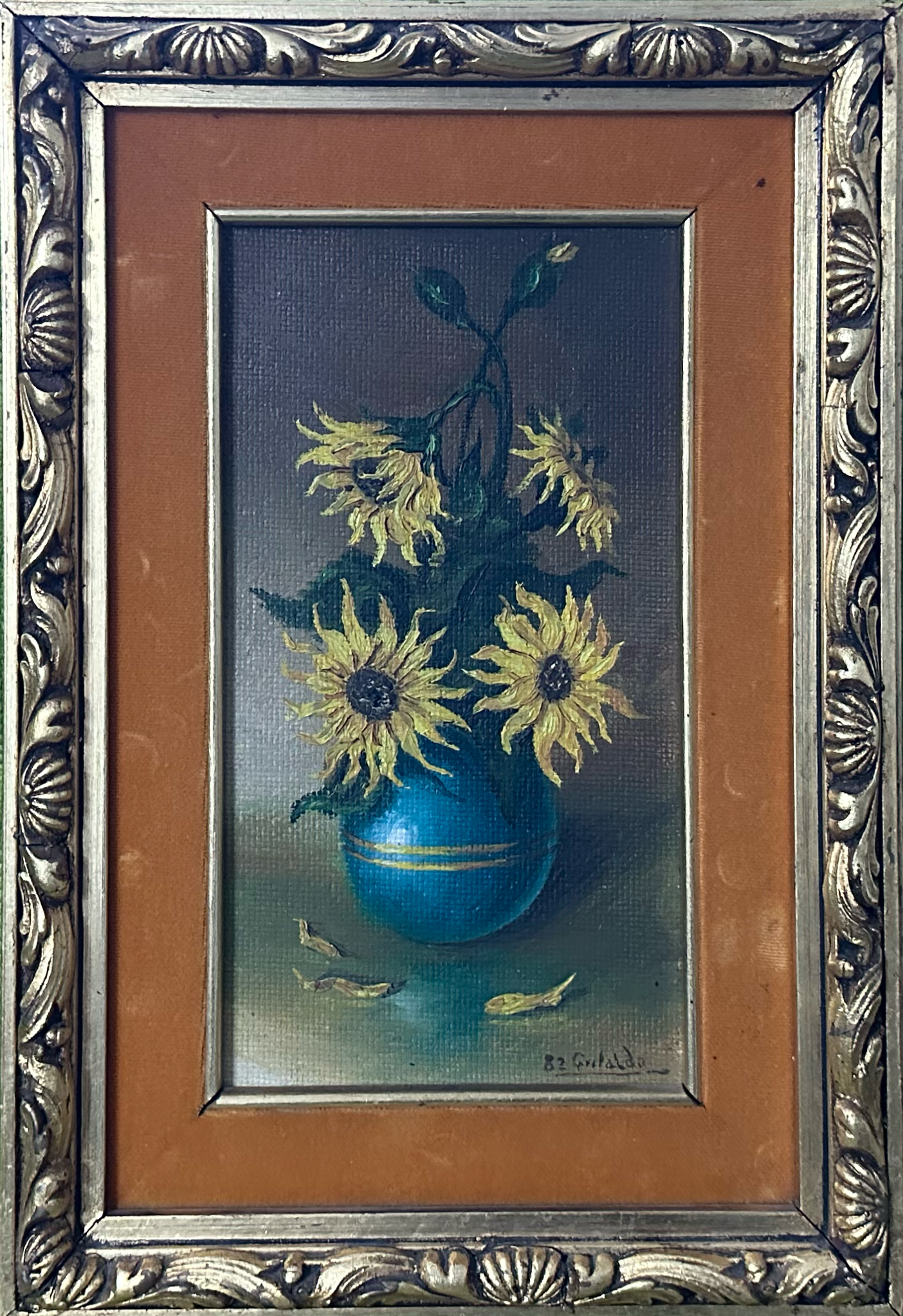 Lote 033 - Cuadro decorativo 14 x 26 cm