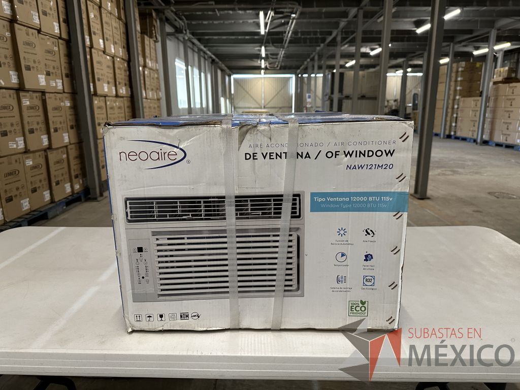 Lote 001 - Aire Acondicionado tipo Ventana NEOAIRE, Modelo: NAW121M20, 12000 BTU, 115v - Imagen 2
