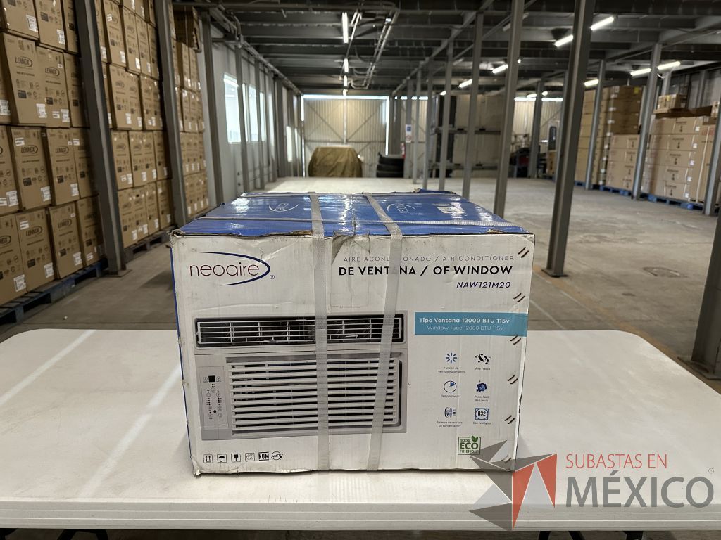 Lote 001 - Aire Acondicionado tipo Ventana NEOAIRE, Modelo: NAW121M20, 12000 BTU, 115v - Imagen 8