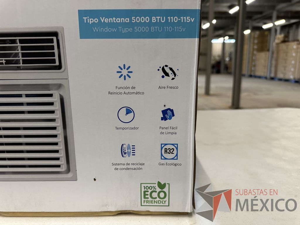 Lote 002 - Aire Acondicionado tipo Ventana NEOAIRE, Modelo: NAW051, 5000 BTU, 110-115v - Imagen 6