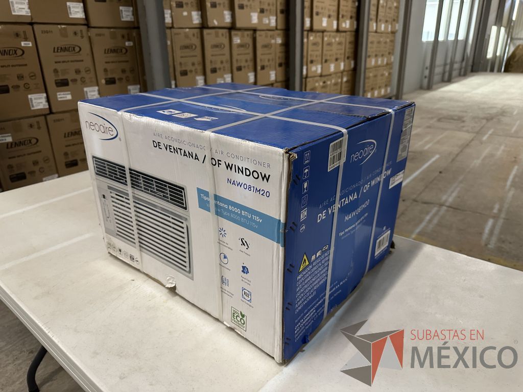 Lote 003 - Aire Acondicionado tipo Ventana NEOAIRE, Modelo: NAW081M20, 8000 BTU, 115v - Imagen 4