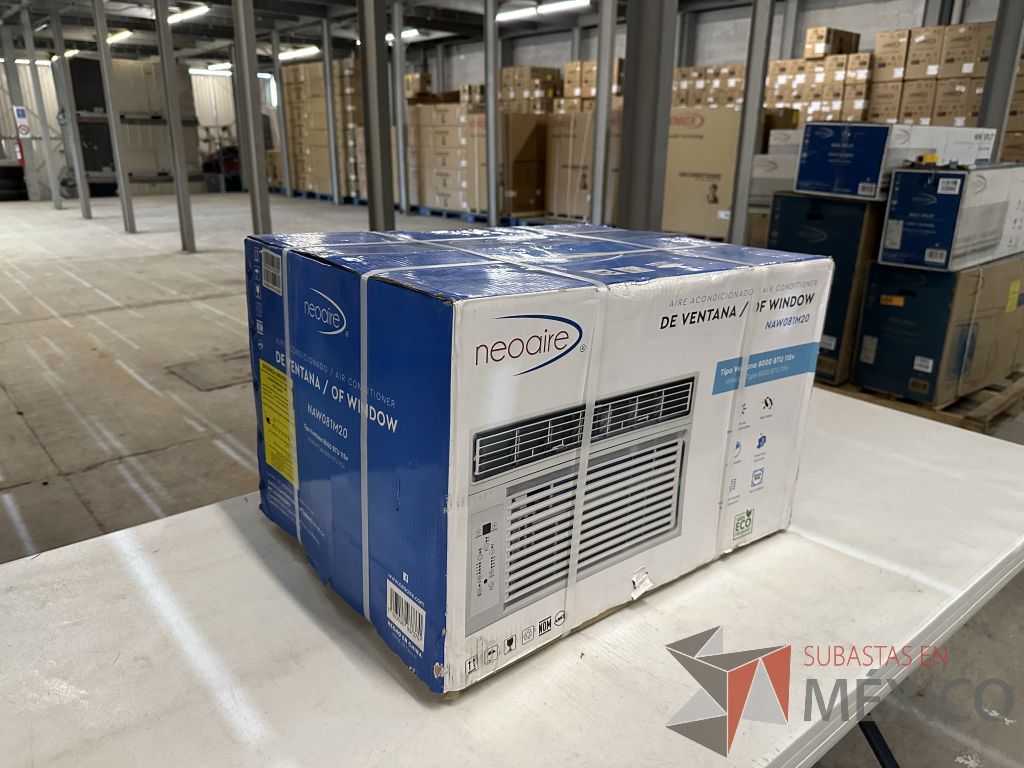 Lote 003 - Aire Acondicionado tipo Ventana NEOAIRE, Modelo: NAW081M20, 8000 BTU, 115v - Imagen 5