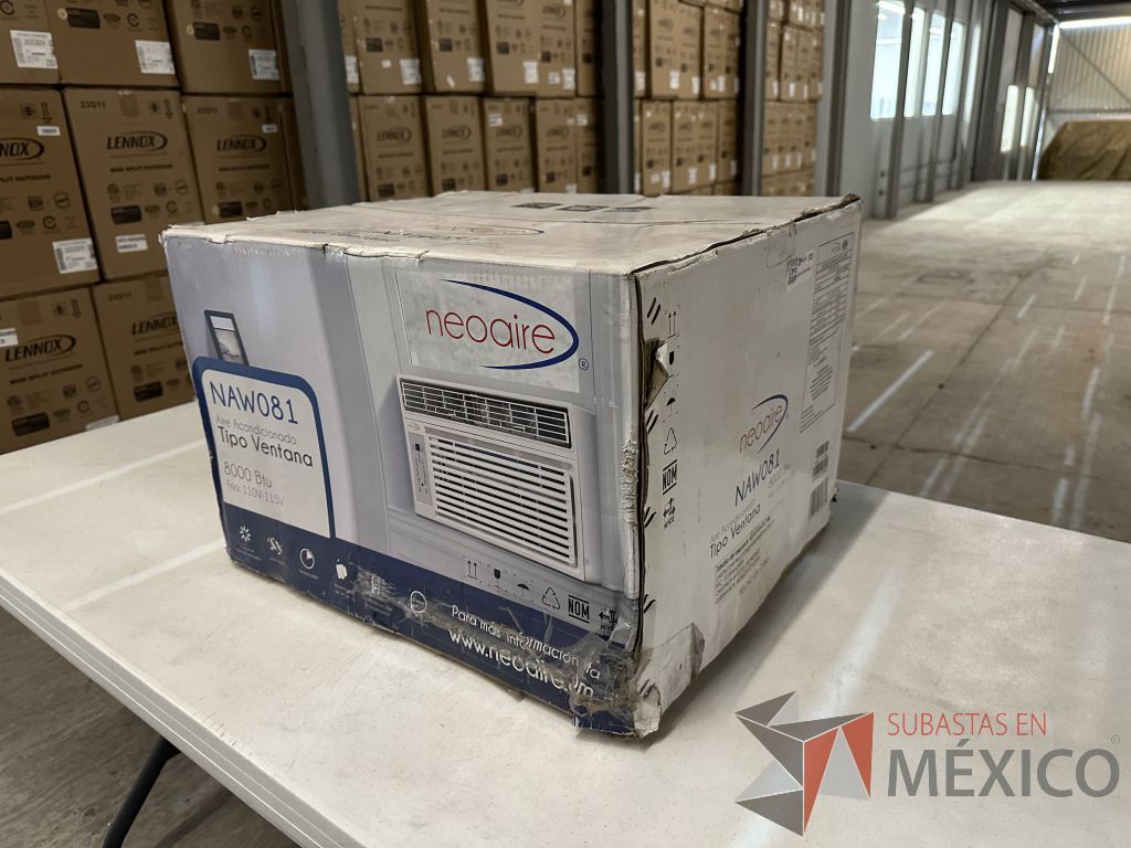 Lote 004 - Aire Acondicionado tipo Ventana NEOAIRE, Modelo: NAW081, 8000 BTU, 110-115v - Imagen 6