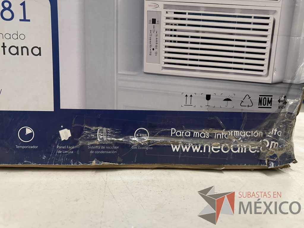 Lote 004 - Aire Acondicionado tipo Ventana NEOAIRE, Modelo: NAW081, 8000 BTU, 110-115v - Imagen 9
