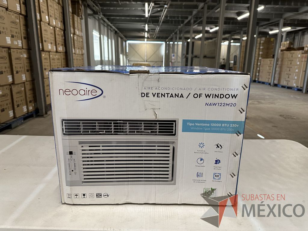 Lote 014 - Equipo de Aire Acondicionado tipo ventana Neoaire NAW122M20, 1 Ton, Frío, 220 Volts - Imagen 22