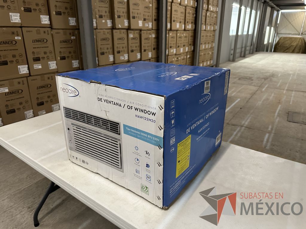 Lote 014 - Equipo de Aire Acondicionado tipo ventana Neoaire NAW122M20, 1 Ton, Frío, 220 Volts - Imagen 20