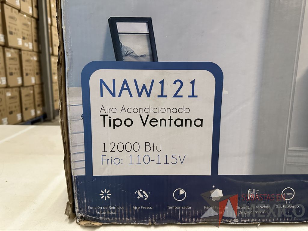 Lote 004 - Equipo de Aire Acondicionado tipo ventana Neoaire NAW121, 1 Ton, Frío, 110 Volts - Imagen 18