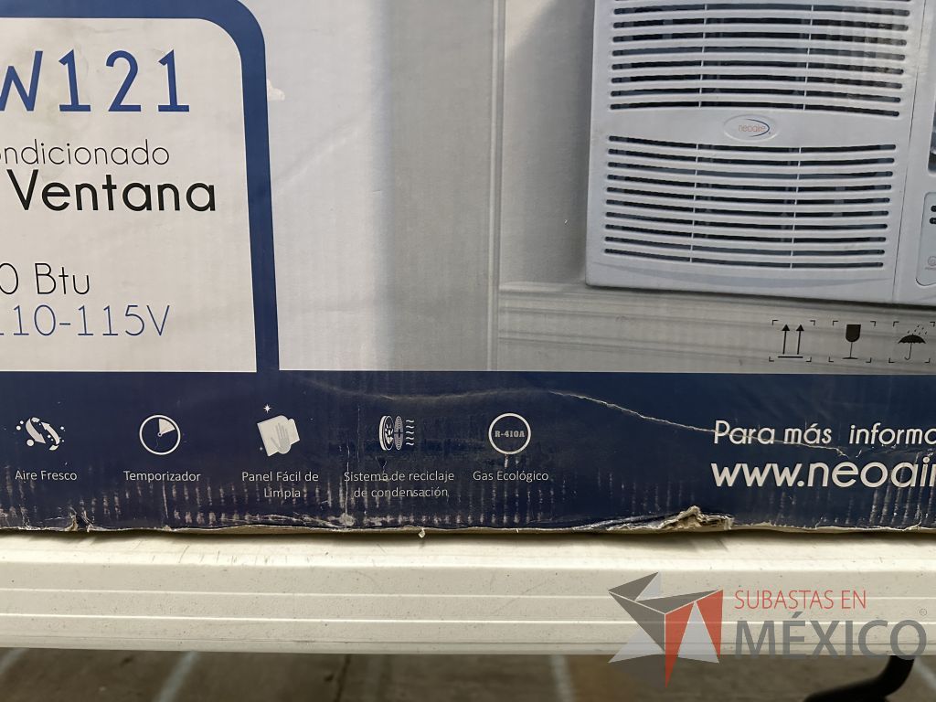 Lote 004 - Equipo de Aire Acondicionado tipo ventana Neoaire NAW121, 1 Ton, Frío, 110 Volts - Imagen 17
