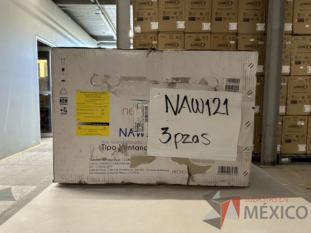Lote 004 - Equipo de Aire Acondicionado tipo ventana Neoaire NAW121, 1 Ton, Frío, 110 Volts - Imagen 15