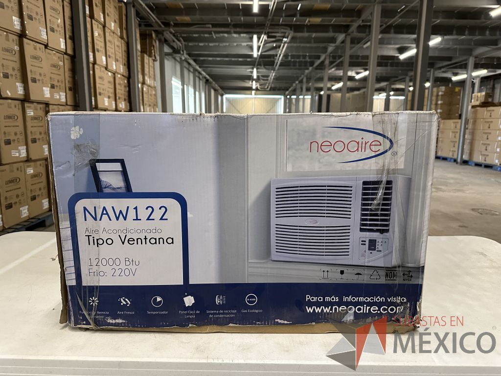 Lote 007 - Equipo de Aire Acondicionado tipo ventana Neoaire NAW122, 1 Ton, Frío, 220 Volts - Imagen 15