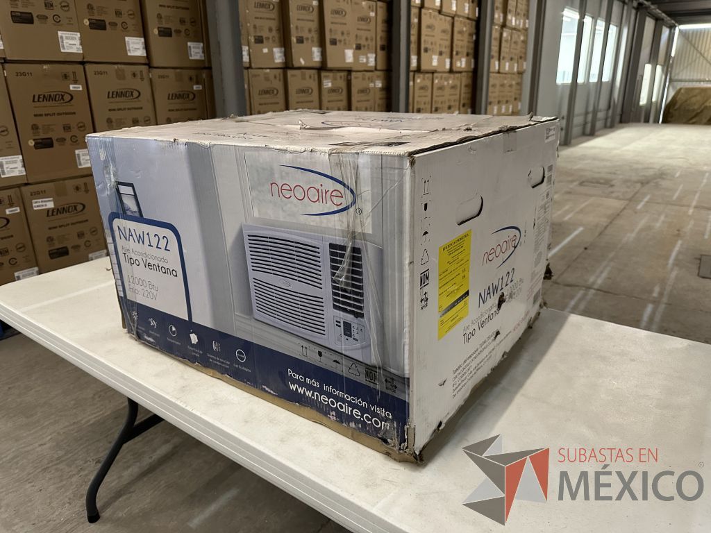 Lote 007 - Aire Acondicionado tipo Ventana NEOAIRE, Modelo: NAW122, 12000 BTU, 220v - Imagen 6
