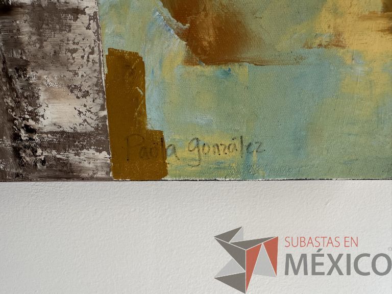 Lote 027 - Autor: Paola González M., Técnica: Óleo, Título: The West - Imagen 4