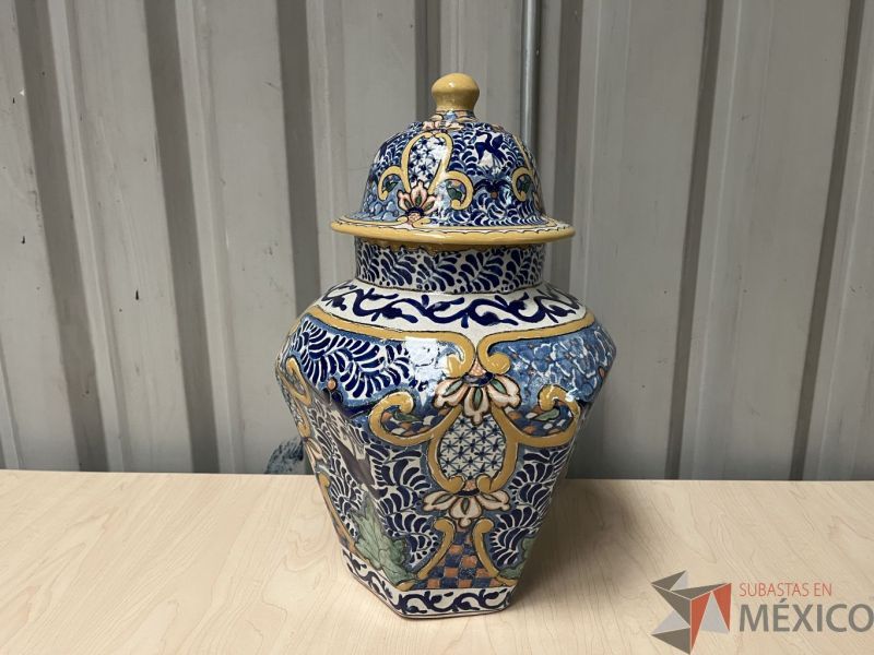 Lote 014 - 4 Jarrones Decorativos - Imagen 6