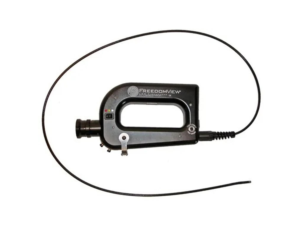 Lote 004 - Optim Freedom View LED Fiberscope; 4mm Fibra Tungsteno 85 C