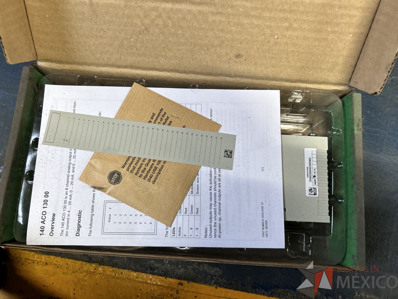 Lote 094 -2 Modulos; analógico; MODICON/ASB872200 (copia) - Imagen 3