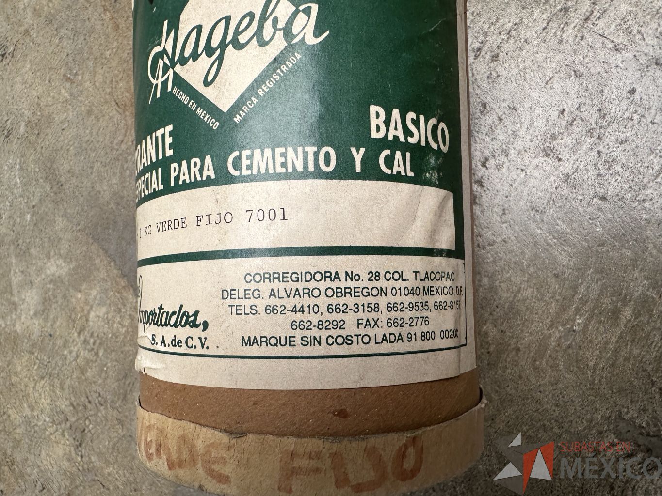 Lote 010 - Lote de 25 kilos de color para cemento varias presentaciones - Imagen 8