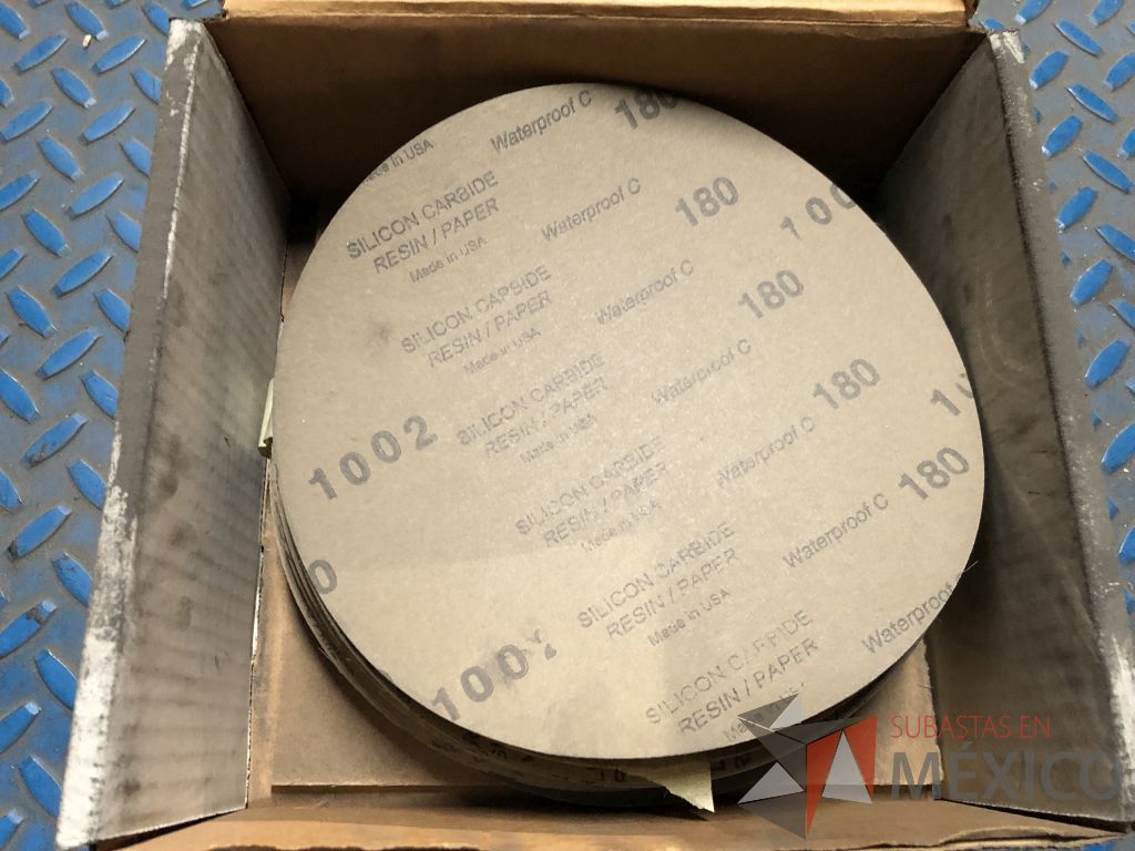 Lote 026 - LECO Silicon carbide wet/dry - 600 Discos abrasivos y 8.4 KG de Electrodos - Imagen 9