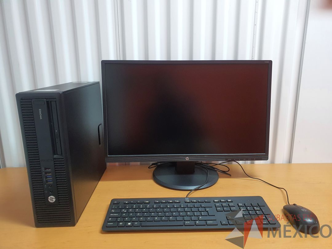Lote 034 - Computadora HP EliteDesk 705 G3, 16 GB RAM, 500 GB Disco Duro y Monitor de 24" - Imagen 11
