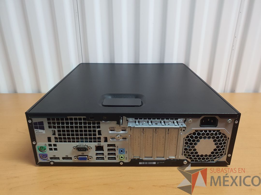 Lote 034 - Computadora HP EliteDesk 705 G3, 16 GB RAM, 500 GB Disco Duro y Monitor de 24" - Imagen 5