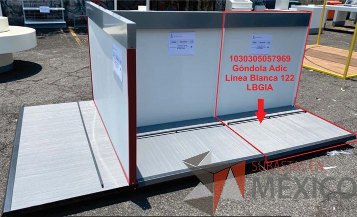 Lote 153 - Conjunto de gondolas para línea blanca - Imagen 2