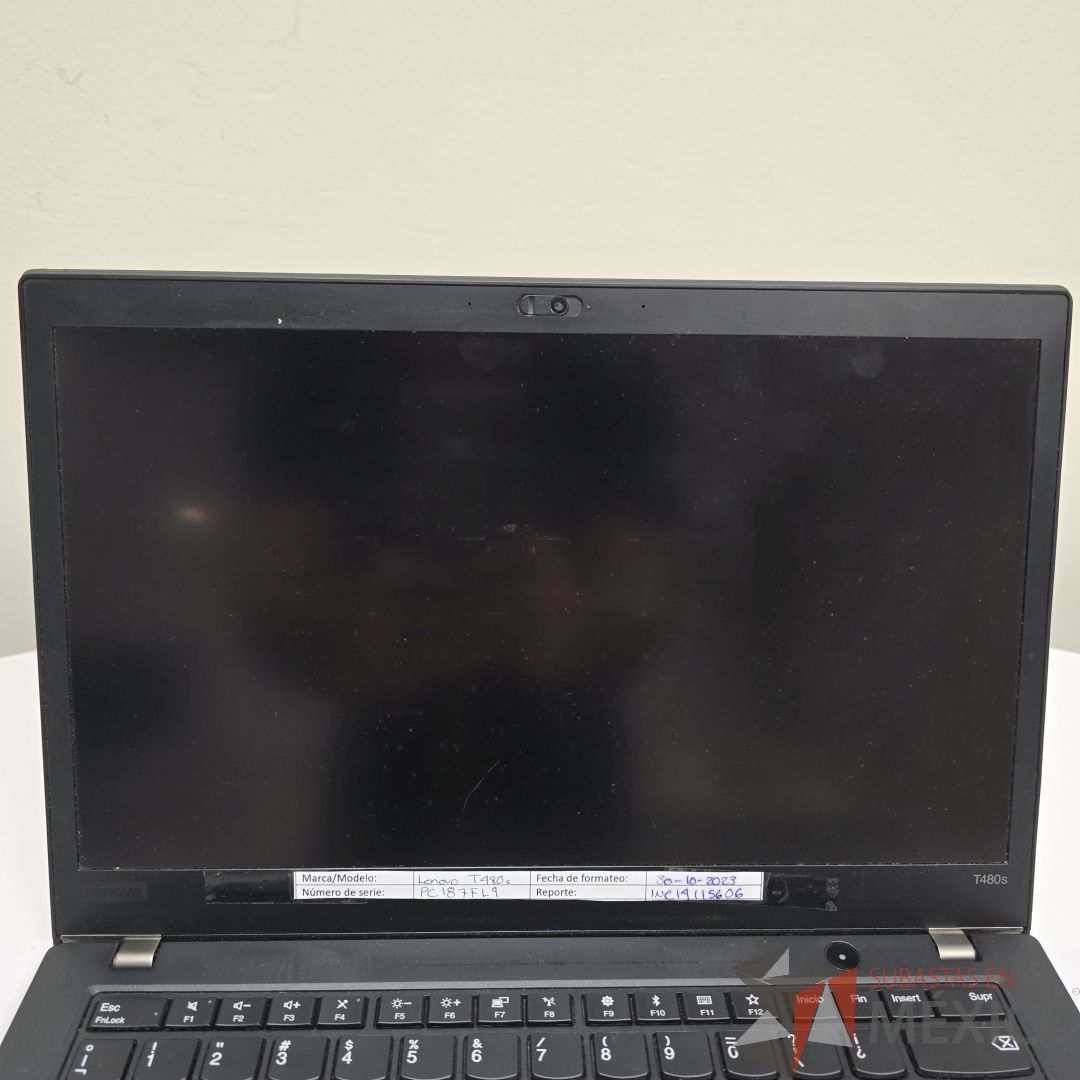 Lote 014 - Laptop Lenovo ThinkPad T480s - Imagen 3