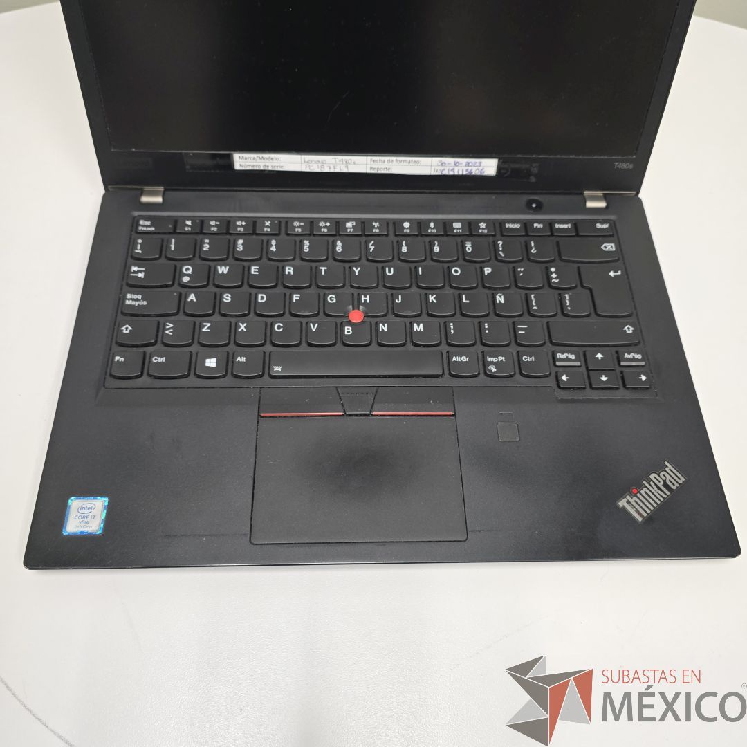 Lote 014 - Laptop Lenovo ThinkPad T480s - Imagen 4