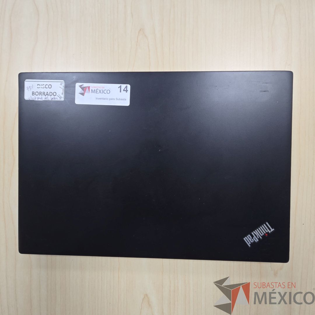 Lote 014 - Laptop Lenovo ThinkPad T480s - Imagen 2