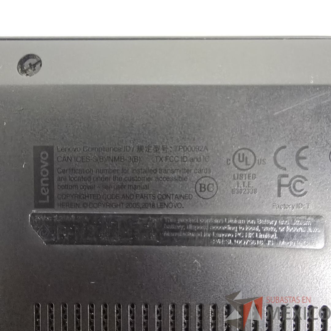 Lote 039 - Laptop Lenovo ThinkPad T480s - Imagen 6