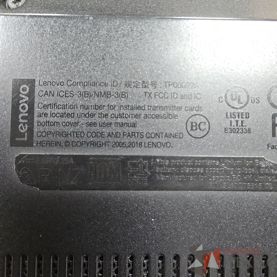 Lote 195 - Laptop Lenovo ThinkPad T480s - Imagen 6
