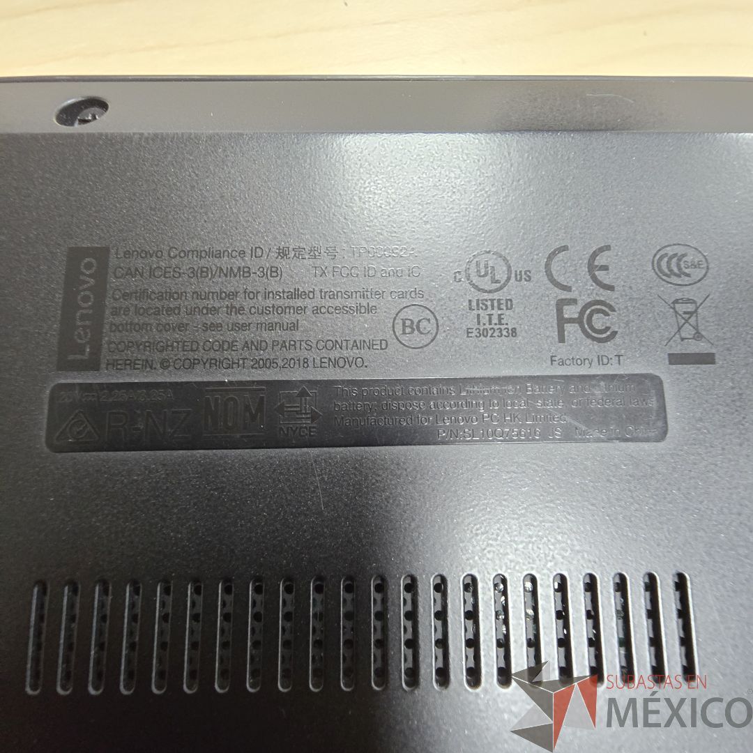 Lote 506 - Laptop Lenovo Thinkpad T480s - Imagen 6