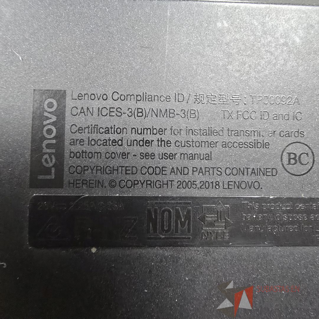 Lote 145 - Laptop Lenovo ThinkPad T480s - Imagen 6