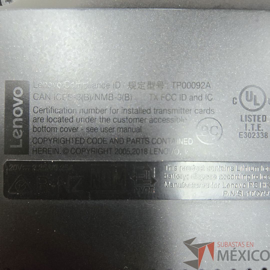 Lote 421 - Laptop Lenovo ThinkPad T480s - Imagen 6