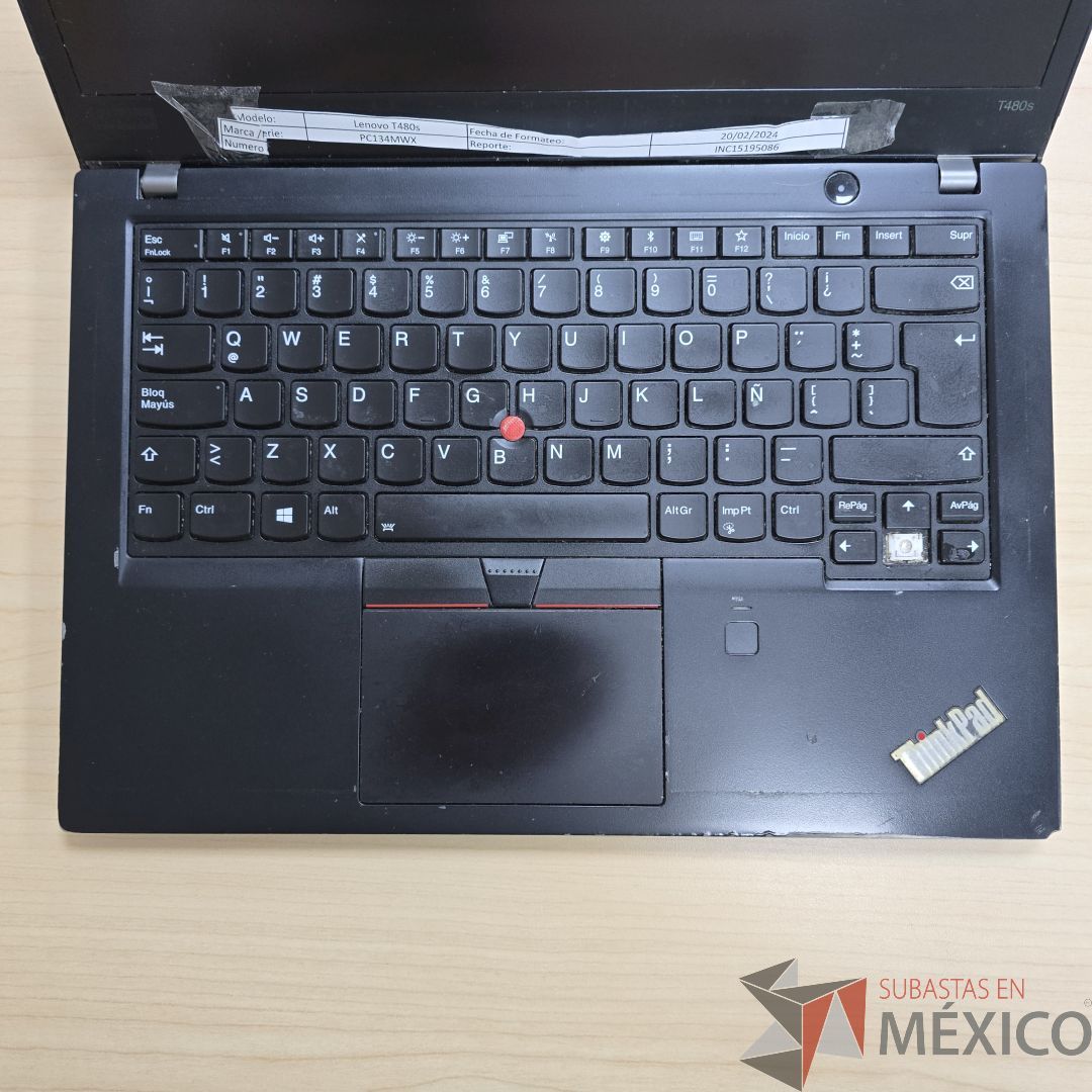 Lote 324 - Laptop Lenovo T480s - Imagen 4