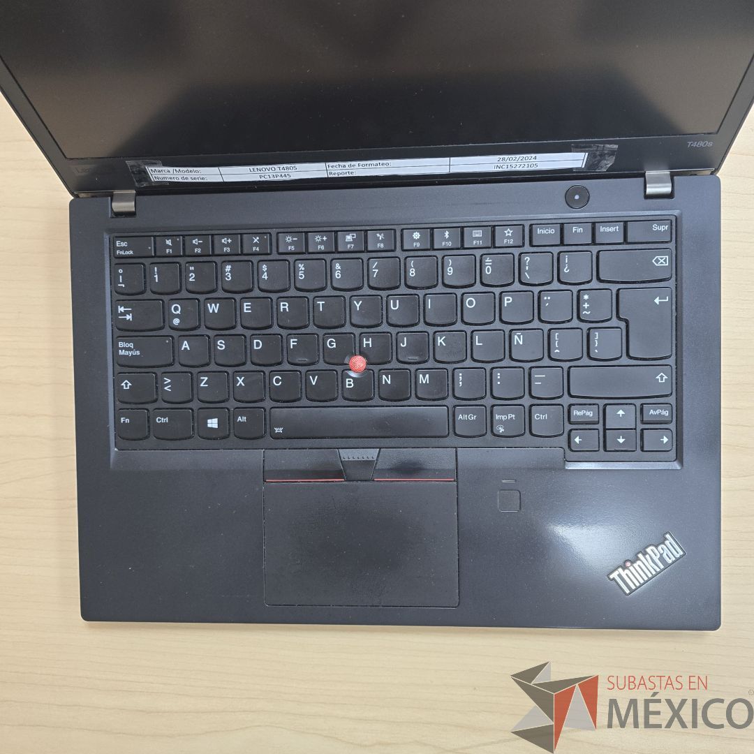 Lote 343 - Laptop Lenovo T480s - Imagen 4