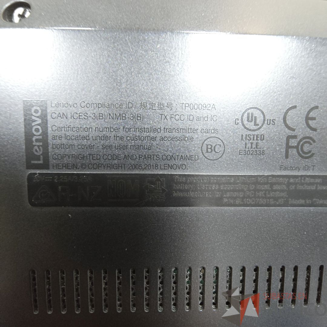 Lote 165 - Laptop Lenovo ThinkPad T480s - Imagen 6