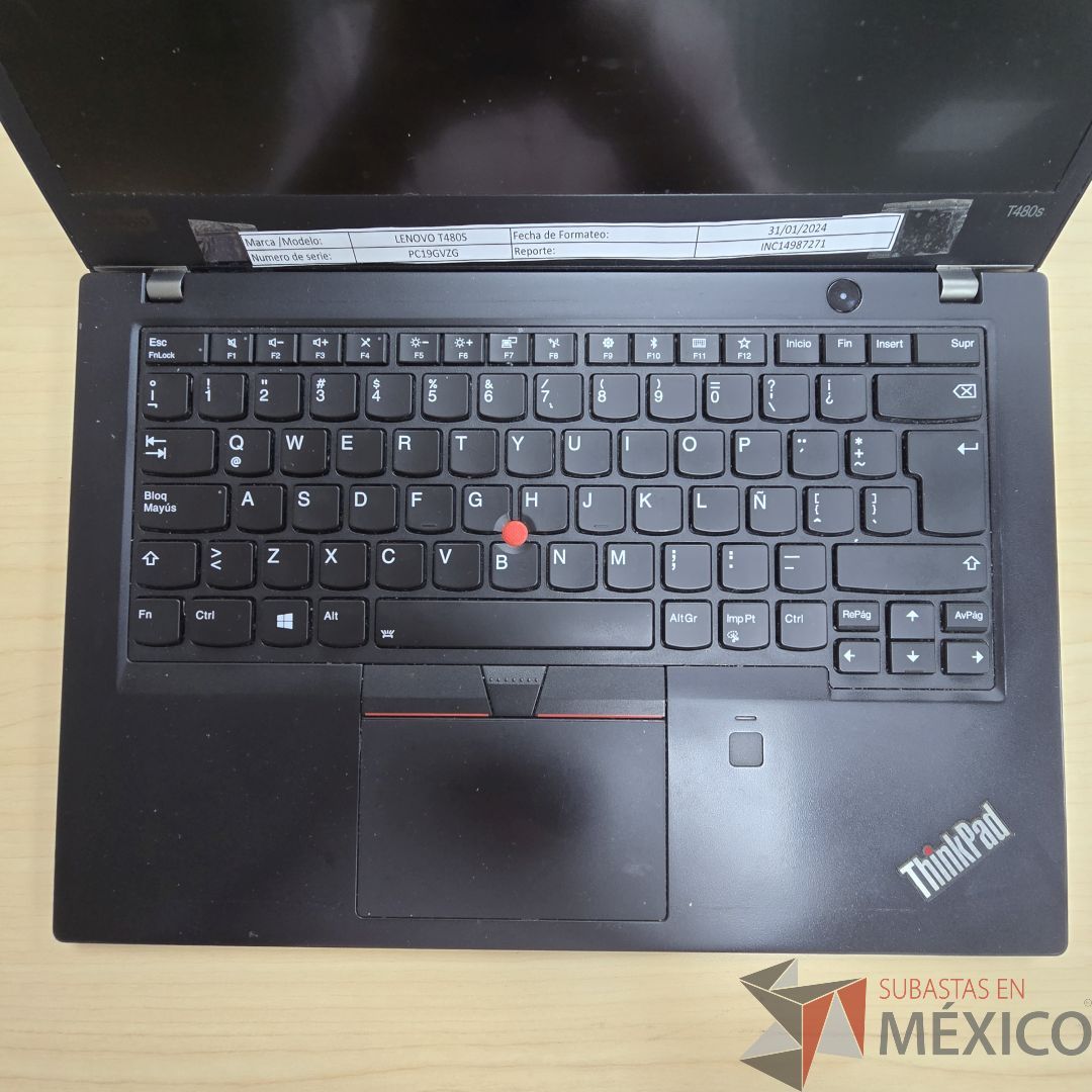 Lote 464 - Laptop Lenovo ThinkPad T480s - Imagen 4