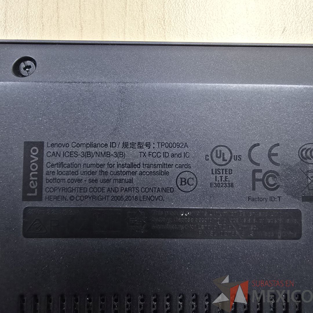 Lote 172 - Laptop Lenovo ThinkPad T480s - Imagen 6