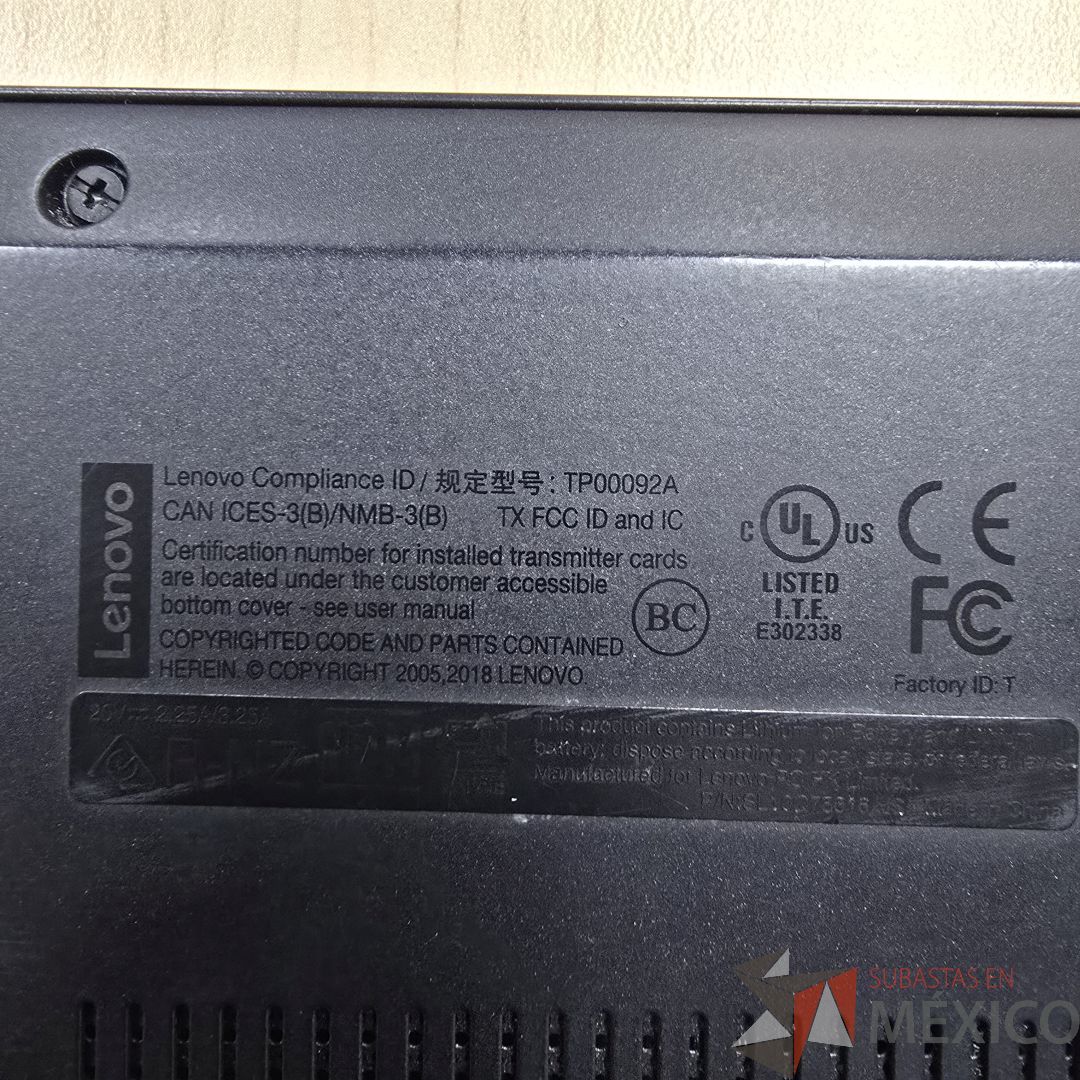 Lote 177 - Laptop Lenovo ThinkPad T480s - Imagen 6